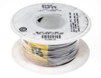 5853-bk005 Alpha Wire Hook-up Wire TEFLON Series Black 0.14 mm² Hook Up Wire, 26 AWG, 7/0.16 mm, 30m, PTFE Insulation, 5853 BK005