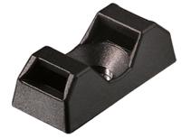 151-10930-ctqm5-pa66-bk HellermannTyton Black Cable Tie Mount 9.5 mm x 21mm