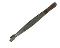 238-0698 RS PRO 120 mm, Low Carbon Austenitic Steel, Rounded, Tweezer