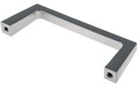 456-539 RS PRO Silver Aluminium Handle 50 mm Height, 14.5mm Width, 140mm Length