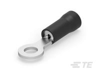 151458 TE Connectivity, PIDG Insulated Ring Terminal, M2.5 Stud Size, Black