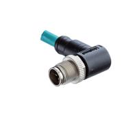 msbs-02bmmm-sr8m01 Amphenol Industrial Male 2 way M12 to Wire Lead Connector Cable, 1 m
