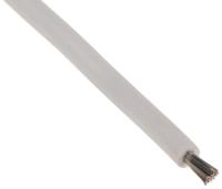 49105 Lapp ÖLFLEX HEAT Series White 0.75 mm² Hook Up Wire, 18 AWG, 19/0.25 mm, 100m, Silicone Insulation,