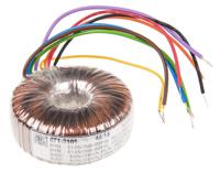 671-9101 RS PRO 115 V ac, 230 V ac, 2 x 55V ac Toroidal Transformer, 50VA 2 Output