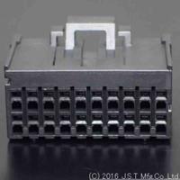 j21df-20v-kx-l JST, J2000 Female PCB Connector Housing, 2.5mm Pitch, 20 Way, 2 Row