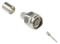 j01020a0127 Telegartner, Plug Cable Mount N Connector, 50Ω, Crimp Termination, Straight Body