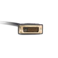 dvispl1dd StarTech.com, Male DVI-D Dual Link to Female DVI-D Dual Link x 2  Cable, 300mmBlack sheath