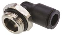 3199-08-17 Legris LF3000 Series Elbow Threaded Adaptor, G 3/8 Male to Push In 8 mm, Threaded-to-Tube Connection Style
