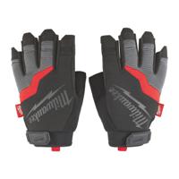4932498499 Milwaukee Fingerless Gloves Grey Nylon, Synthetic Leather Glove, Size 10