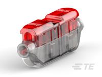 2213600-8 TE Connectivity, 2213 Butt Splice Connector, Red, Insulated, Phosphor Bronze 16 → 18