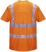 124-8210 Portwest Orange Unisex Hi Vis T-Shirt, S