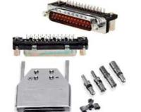d09p33e4gx00lf Amphenol Communications Solutions 9 Way Right Angle Plug-In Mount D-sub Connector Plug, 2.74mm Pitch, with Screw
