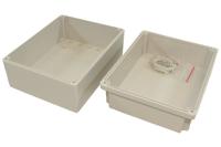 rp1385 Hammond RP Series Light Grey ABS General Purpose Enclosure, IP65, Light Grey Lid, 186 x 146 x 110mm