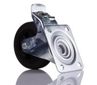 3842259790 Bosch Rexroth M8 Thread Rubber Castor Wheels, 10mm Groove