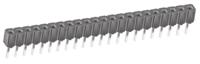 ces-122-01-t-s Samtec CES Series Straight Through Hole Mount PCB Socket, 22-Contact, 1-Row, 2.54mm Pitch, Through Hole Termination