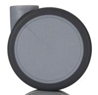 5920uji065l51-10-dom23-alu Tente Swivel Castor Wheel, 50kg Capacity, 65mm Wheel