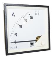 eq94-i1522n1caw0st Sifam Tinsley Sigma Analogue Panel Ammeter 20A AC, 92mm x 92mm Moving Iron