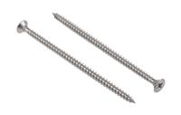 144-3513 RS PRO Pozidriv Countersunk Stainless Steel Wood Screw, A2 304, 5mm Thread, 100mm Length