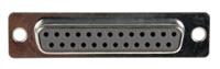 fdb-25s0l2t21 Cinch FD 25 Way Through Hole D-sub Connector Socket, 2.76mm Pitch