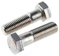 508-1262 RS PRO Stainless Steel, Hex Bolt, M20 x 70mm