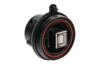 px0842b Bulgin Straight, Panel Mount, Socket Type B 2.0 IP68, IP69K USB Connector