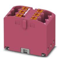 3273281 Phoenix Contact Distribution Block, 6 Way, 4mm², 24A, 450 V, Pink