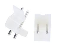 10-32-1021 Molex SPOX Series Straight Through Hole Pin Header, 2 Contact(s), 5.08 mm Pitch, 1 Row, Unshrouded