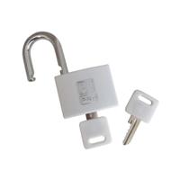 195-8234 RS PRO Key Aluminium Padlock, 6mm Shackle, 43mm Body