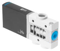 mhe4-ms1h-32g-14 Festo 3/2 Closed, Monostable Pneumatic Solenoid/Pilot-Operated Control Valve - Electrical G 1/4 MHE4 Series 24V dc,