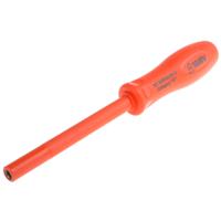 911-1512 ITL Insulated Tools Ltd Hexagon Nut Driver, 4BA Tip, VDE/1000V, 105 mm Blade, 265 mm Overall