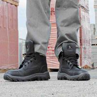 apons30nr45 LEMAITRE SECURITE APOLON Black Composite Toe Capped Unisex Ankle Safety Boots, EU 45