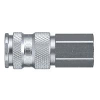 25kaiw17evx Legris Stainless Steel Female Pneumatic Quick Connect Coupling, 3/8 in Female 23mm Female Thread
