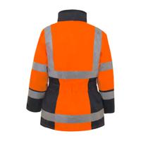 parkacalif6omm T2S California Orange Women 4 IN 1 Parka, M