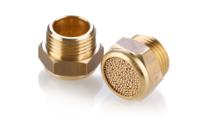 amte-m-h-g38 Festo AMTE-M-H Brass, Bronze 10bar Pneumatic Silencer, Threaded, G 3/8 Male