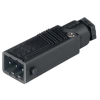 932143100-stas-3-n-black Hirschmann, ST IP54 Black Cable Mount 3P + E Industrial Power Plug, Rated At 10A, 230 V, 400 V
