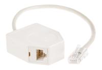 dbf8812 Decelect 3-Port RJ45 Female, RJ45 Male Splitter, Cat5e