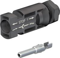 320077p0001-ur Staubli Cable Coupler MC4 Series, Male, Panel Mount Solar Connector, Cable CSA, 1.5mm², Rated At 17.5A, 1.25 kV PV-ADSP4