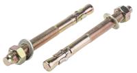 908-6996 RS PRO Carbon Steel Anchor Bolt M16 x 175mm, 16mm Fixing Hole