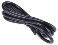 123-0950 RS PRO Straight IEC C15 Socket to Straight Type B US Plug Plug Power Cord, 2m