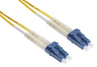 135-575 RS PRO LC to LC Duplex Single Mode OS1 Fibre Optic Cable, 9/125μm, Yellow, 5m