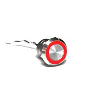 mc22mosrg Bulgin Capacitive Switch Momentary NO,Illuminated, Green, Red, IP68, IP69K Stainless Steel