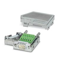 2761839 Phoenix Contact SUBCON-PLUS M2 9 Way 35 ° Panel Mount D-sub Connector Plug