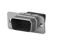 747520-2 TE Connectivity 9 Way Wire D-sub Connector Plug, with Cable Mount