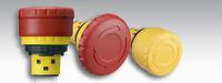 xa1e-bv402rh-emo Idec XA Series Twist Release Emergency Stop Push Button, Panel Mount, 16mm Cutout, 2NC, IP65