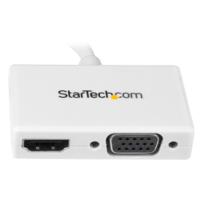 mdp2hdvgaw StarTech.com 2 port Mini DisplayPort to HDMI, VGA Adapter, 150mm Length - 1920 x 1200 Maximum Resolution