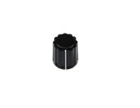 acckpr1417nls14 Vishay 14.7mm Black Potentiometer Knob for 6.35mm Shaft Round Shaft, ACCKPR1417NLS14
