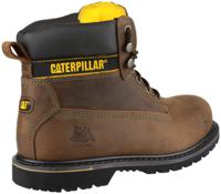p708025 CAT Holton Brown Steel Toe Capped Men's Safety Boots, UK 11, EU 45