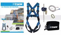 72562 Tractel with The kit includes a HT22 safety harness, a Stopfor fall arrester on a flexible anchor line, a 10 m rope, a
