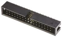 t821134a1s100ceu Amphenol Communications Solutions T821 Series Straight Through Hole PCB Header, 34 Contact(s), 2.54 mm Pitch, 2 Row,