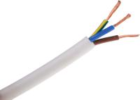 836-0739 RS PRO Fire Performance 1.5 mm² 3 Core Power Cable, H05Z1Z1-F, White, 100m